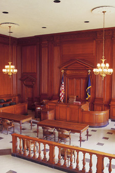 Imagen de un tribunal