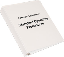 Image of Forensic Laboratory Standard Operating Procedures manual.