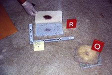 Image of cut carpet.