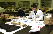 Image of a scientist performing tests